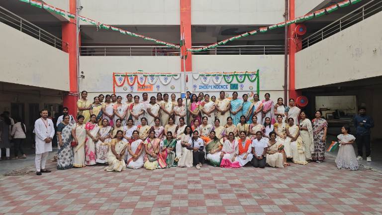 Student Jiva Gurukulam Teachers Independence Day Celebrations